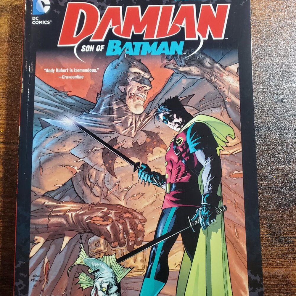 DAMIAN SON OF BATMAN DC Comics Graphic Novel TPB Soft Paperback Andy Kubert